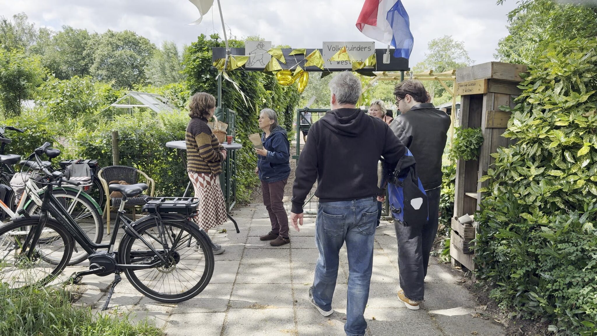 Open Dag Volkstuin Westend druk bezocht